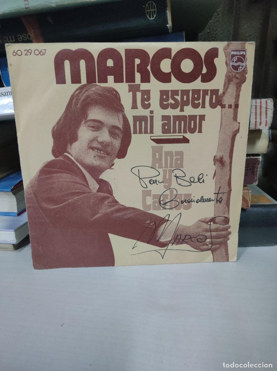 Discos de vinilo: Marcos &ndash; Te Espero... Mi Amor - Foto 1