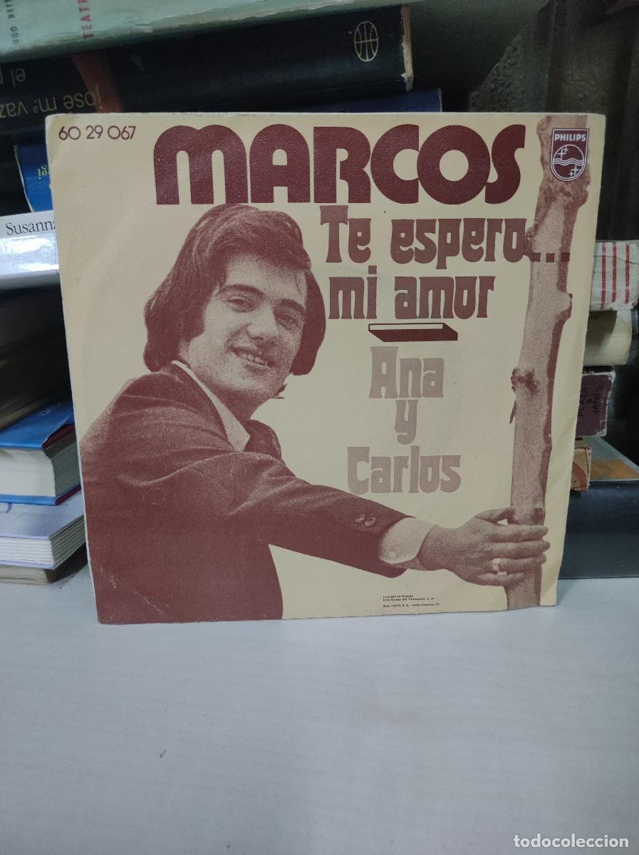 Discos de vinilo: Marcos &ndash; Te Espero... Mi Amor - Foto 2