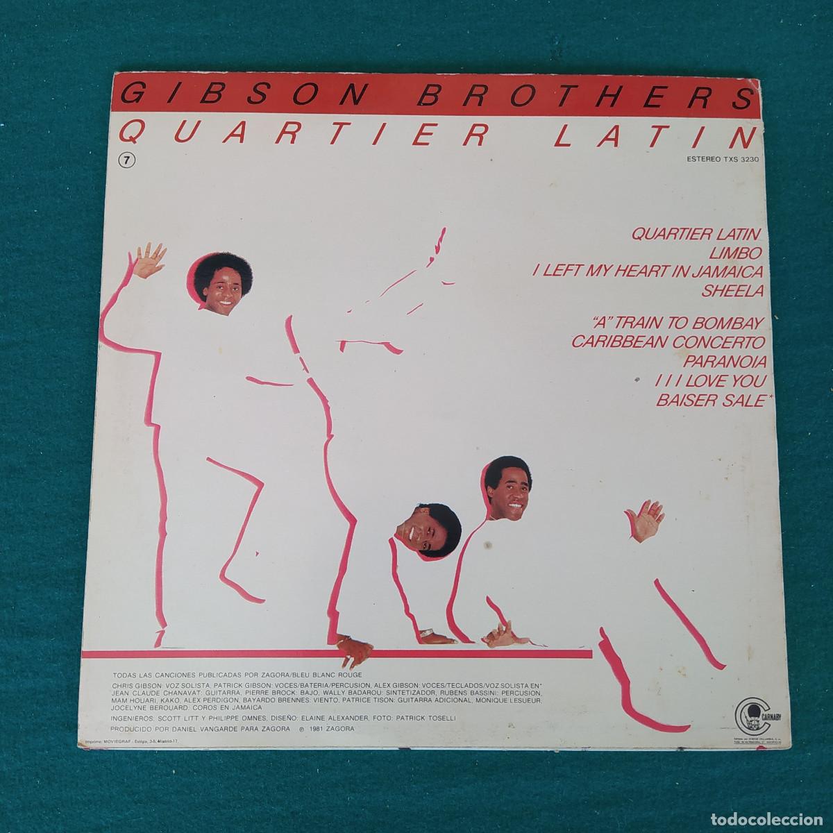 Discos de vinilo: Gibson Brothers &ndash; Quartier Latin - Foto 2