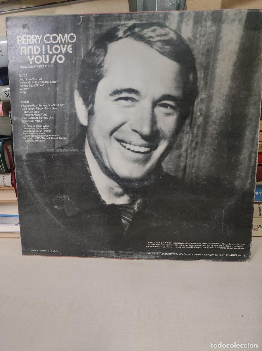 Discos de vinilo: Perry Como &ndash; And I Love You So - Foto 2