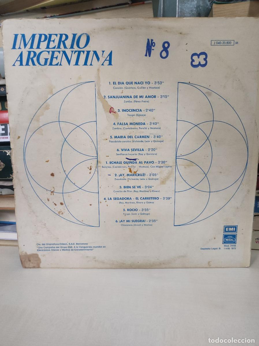 Discos de vinilo: Imperio Argentina &ndash; Imperio Argentina - Foto 2