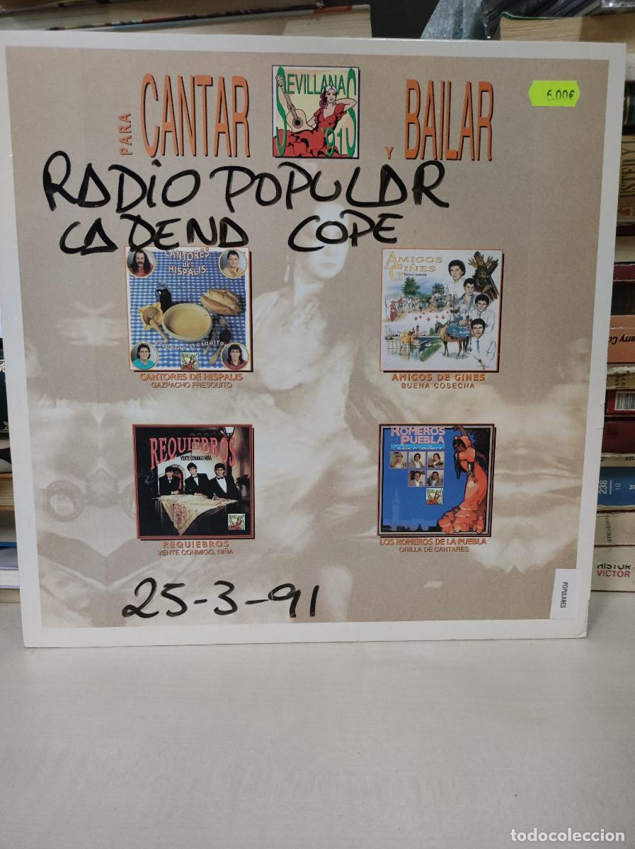 Discos de vinilo: PARA CANTAR BAILAR SEVILLANAS - Foto 1