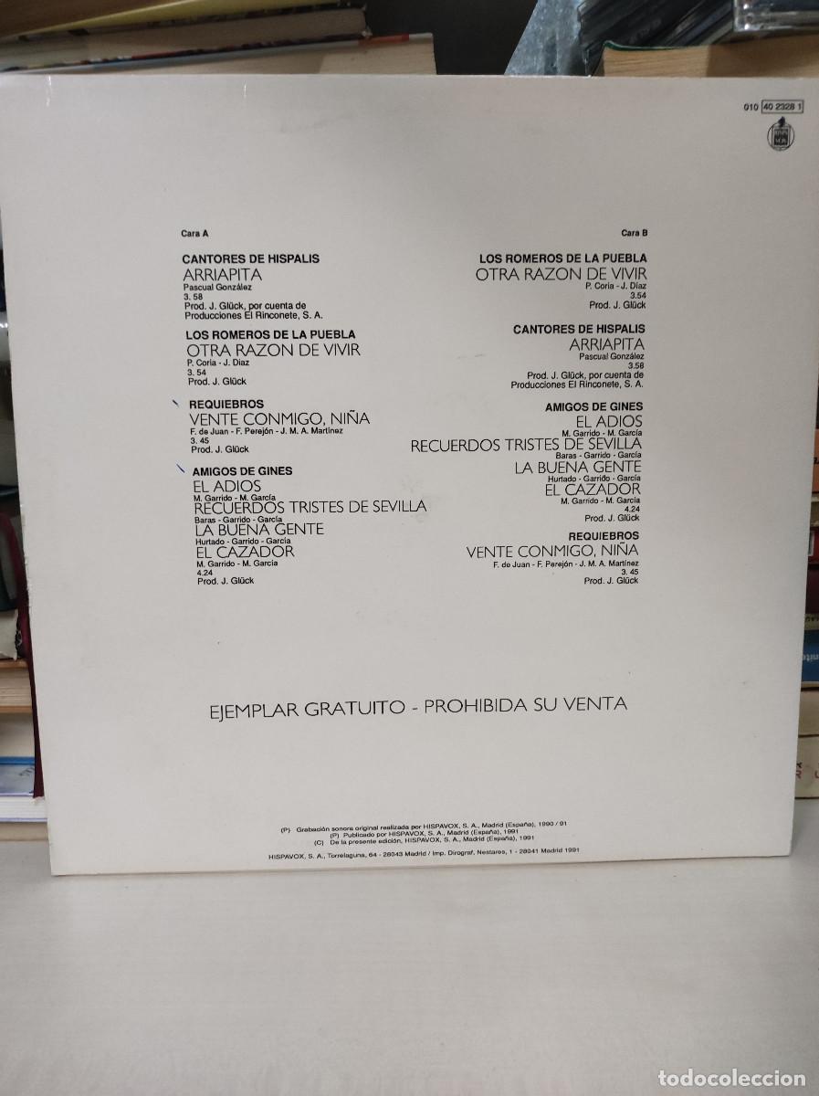 Discos de vinilo: PARA CANTAR BAILAR SEVILLANAS - Foto 2