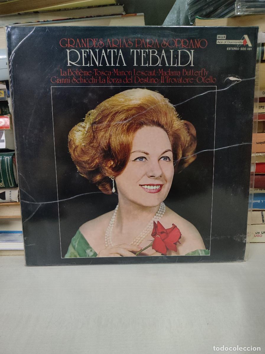 Discos de vinilo: Renata Tebaldi &ndash; Grandes Arias Para Soprano - Foto 1