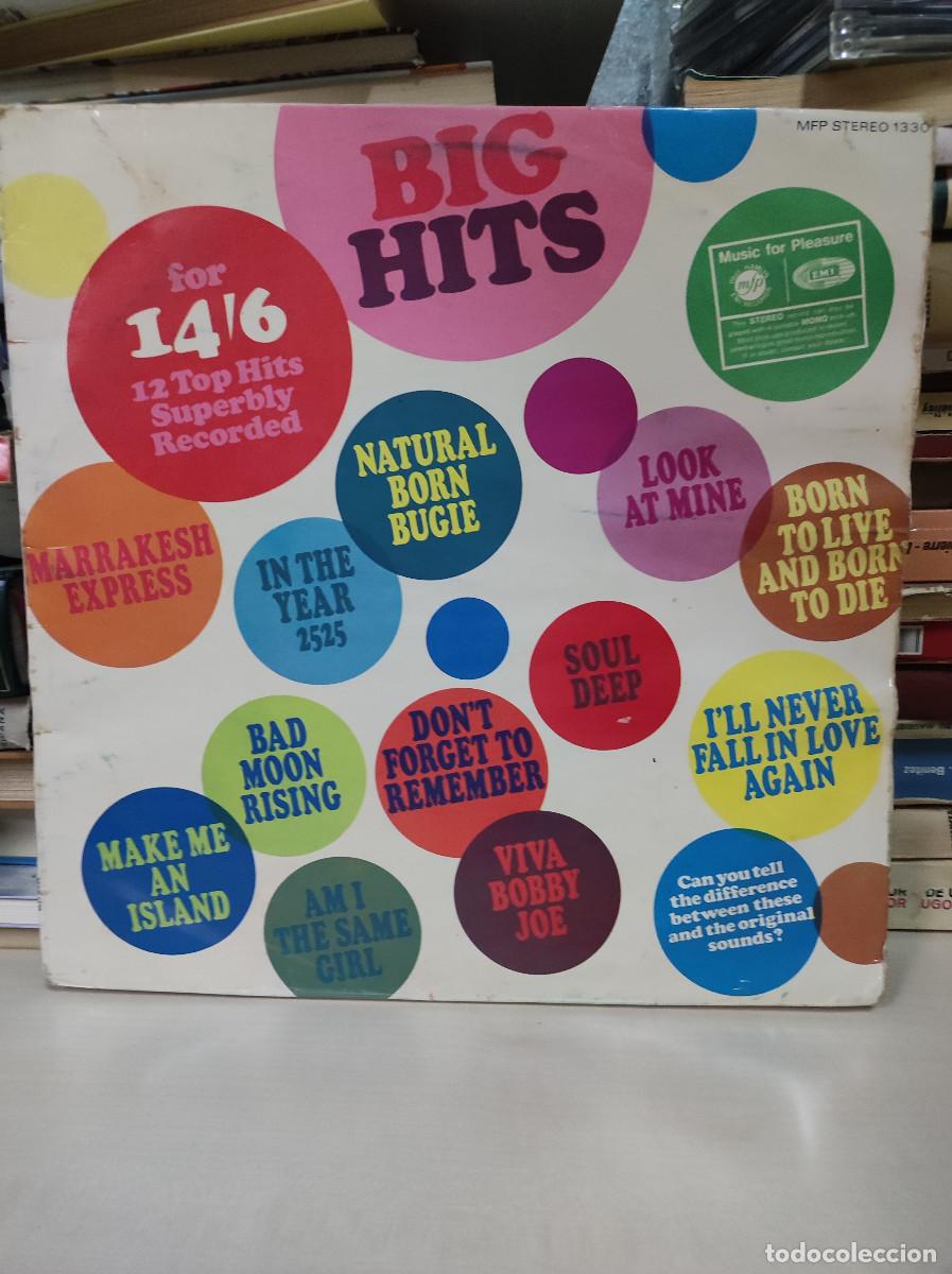 Discos de vinilo: BIG HIT 12 TOP HITS SUPERBLY RECORDER - Foto 1