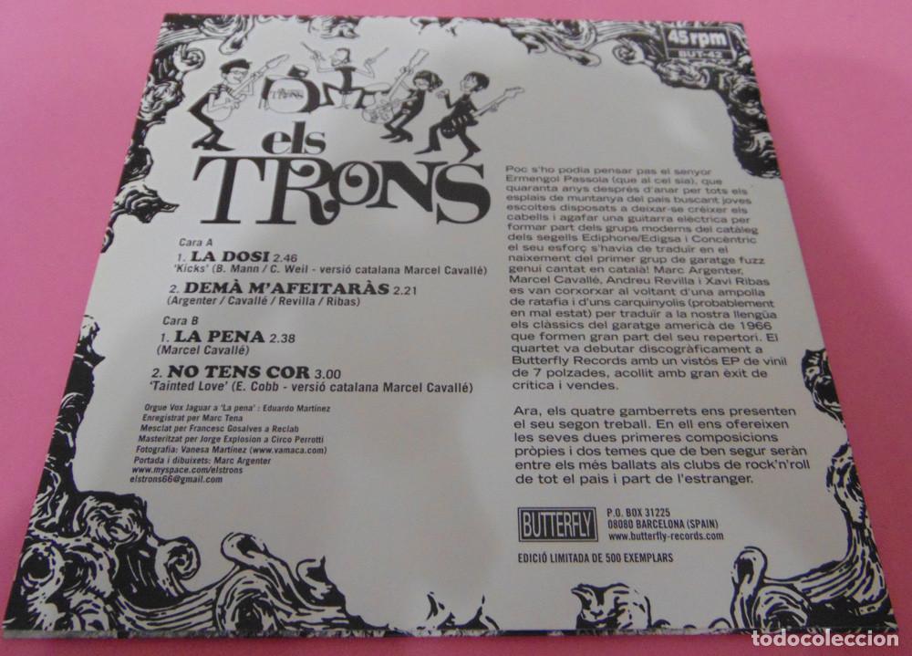 Discos de vinilo: Els Trons &lrm;&ndash; La Dosi + 3 - EP 2010 - Foto 2