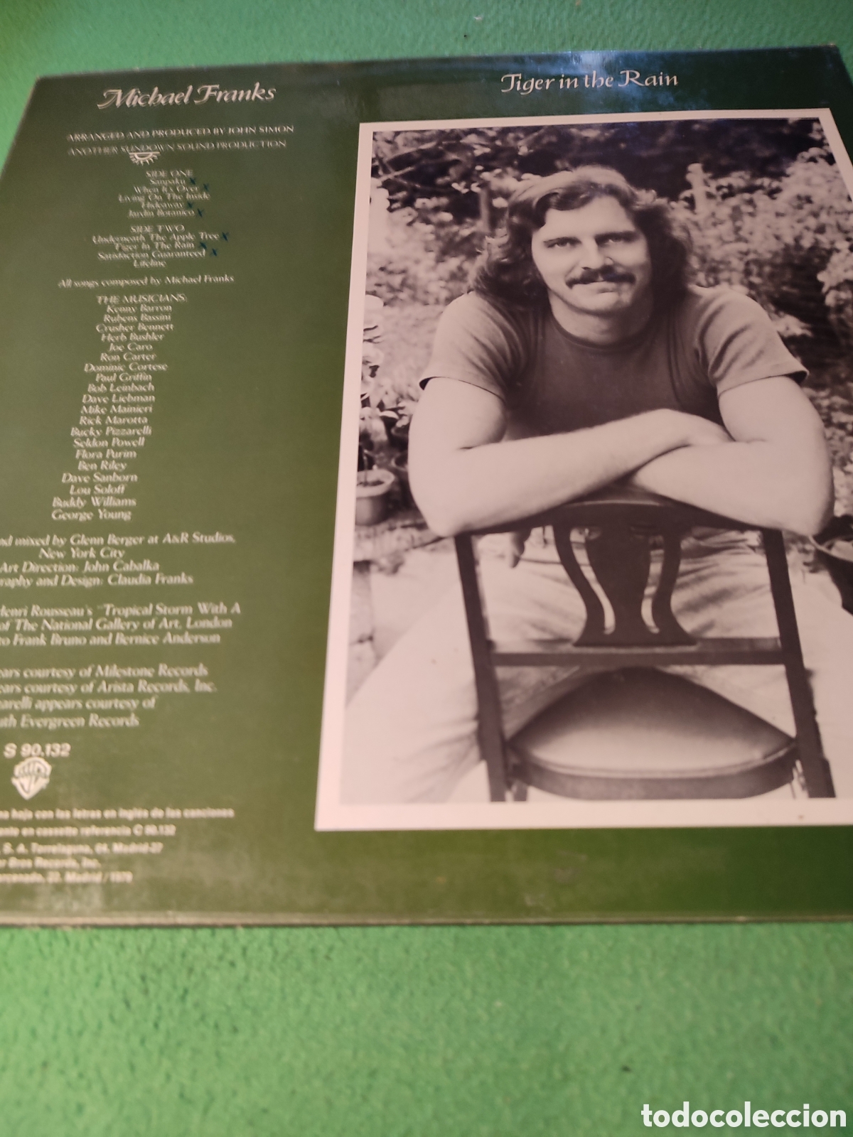 Discos de vinilo: Michael Franks - Tiger in the rain - Foto 2