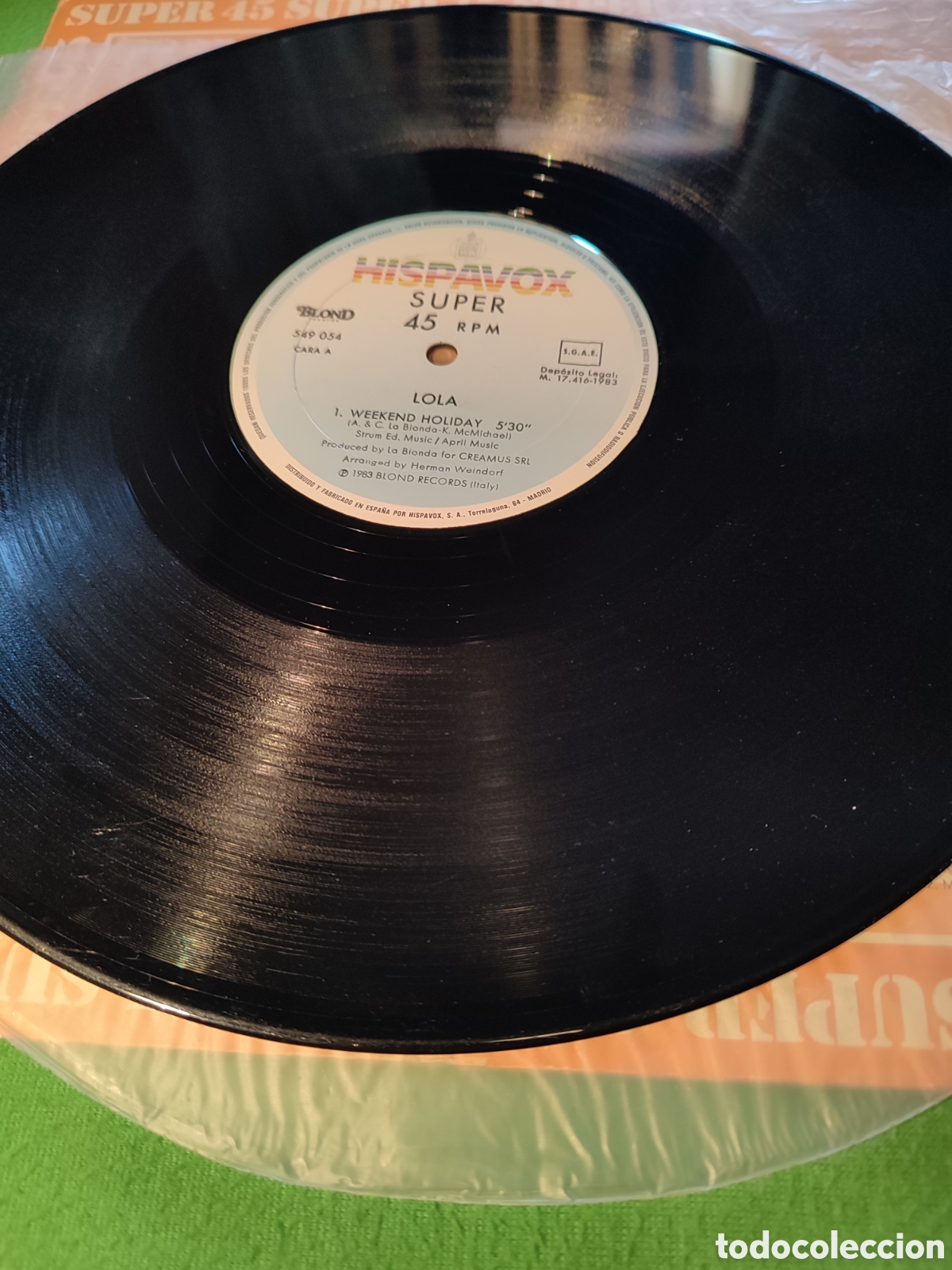 Discos de vinilo: Lola - Weekend holiday - Foto 2