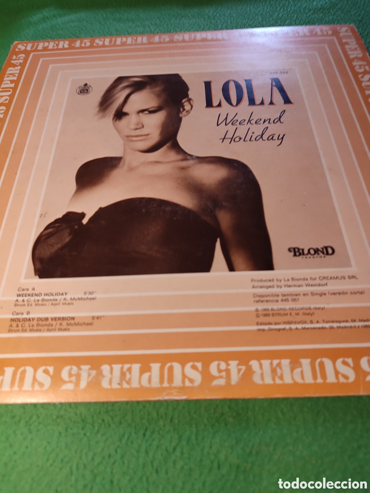 Discos de vinilo: Lola - Weekend holiday - Foto 3