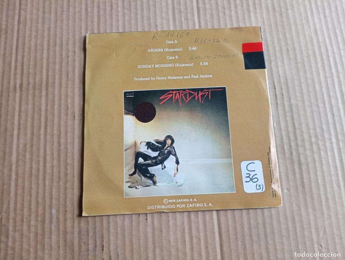 Discos de vinilo: STARDUST - ARIANA SINGLE 1978 EDICION ESPA&Ntilde;OLA - Foto 3