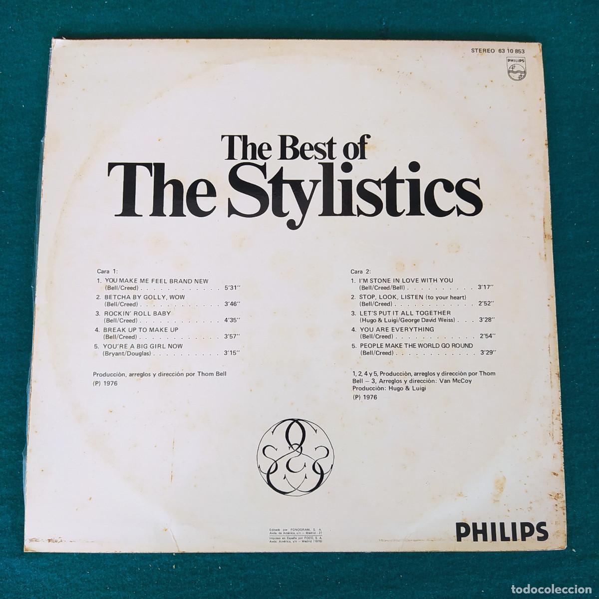 Discos de vinilo: The Stylistics &ndash; The Best Of - Foto 2