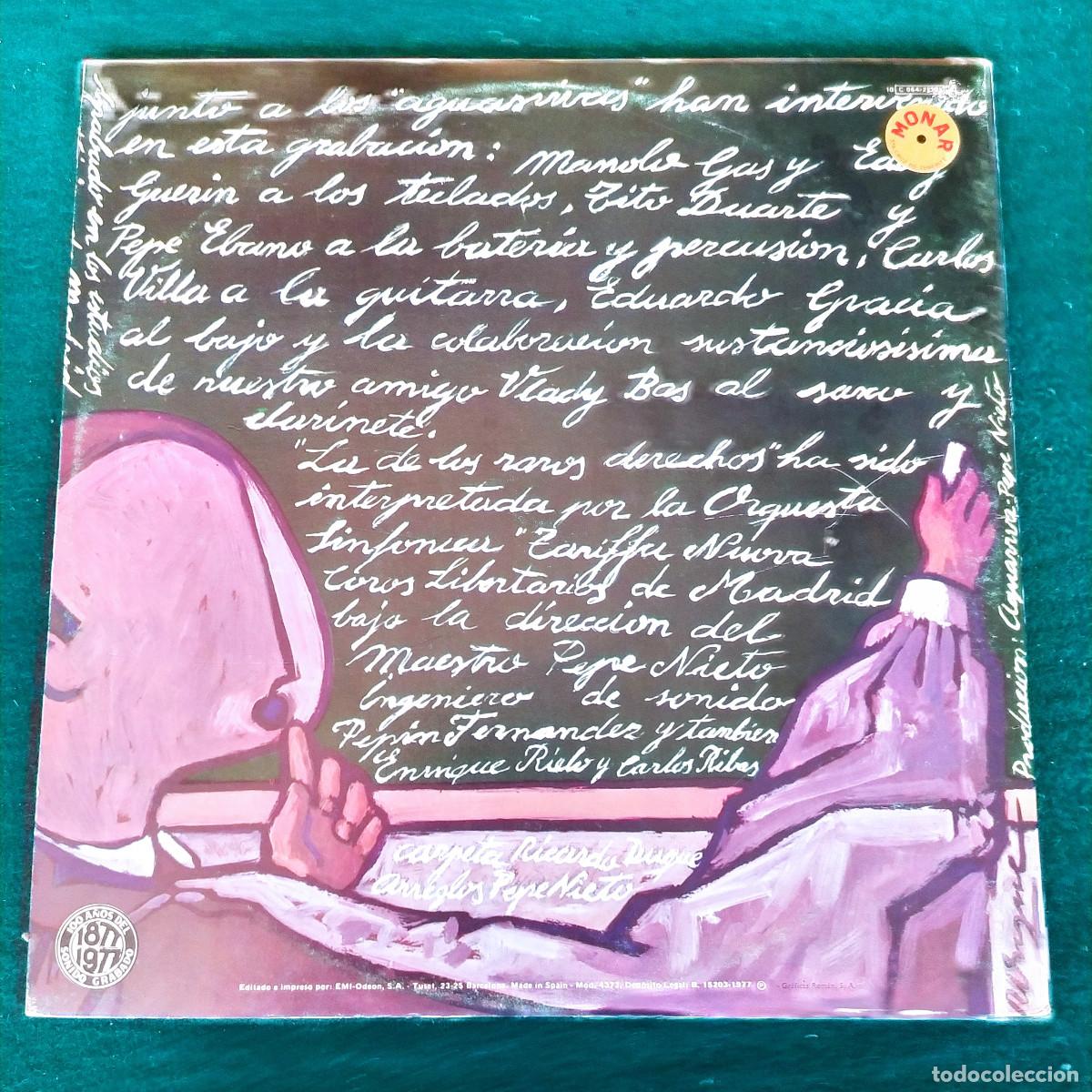 Discos de vinilo: Aguaviva &ndash; No Hay Derecho - Foto 2