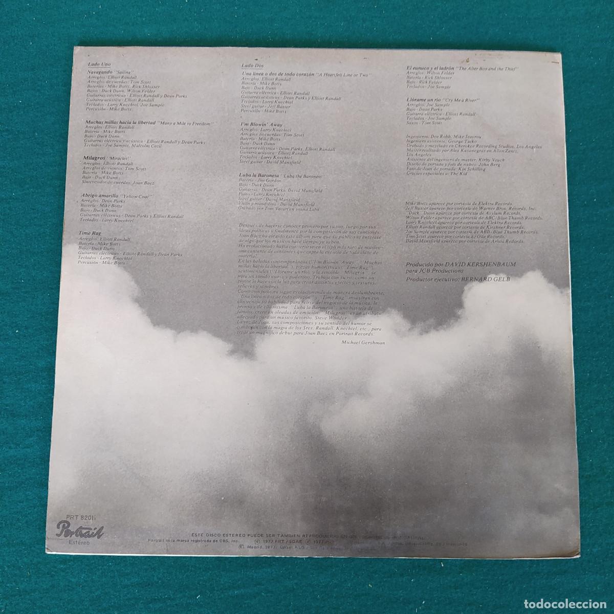 Discos de vinilo: Joan Baez &ndash; Blowin Away - Foto 2