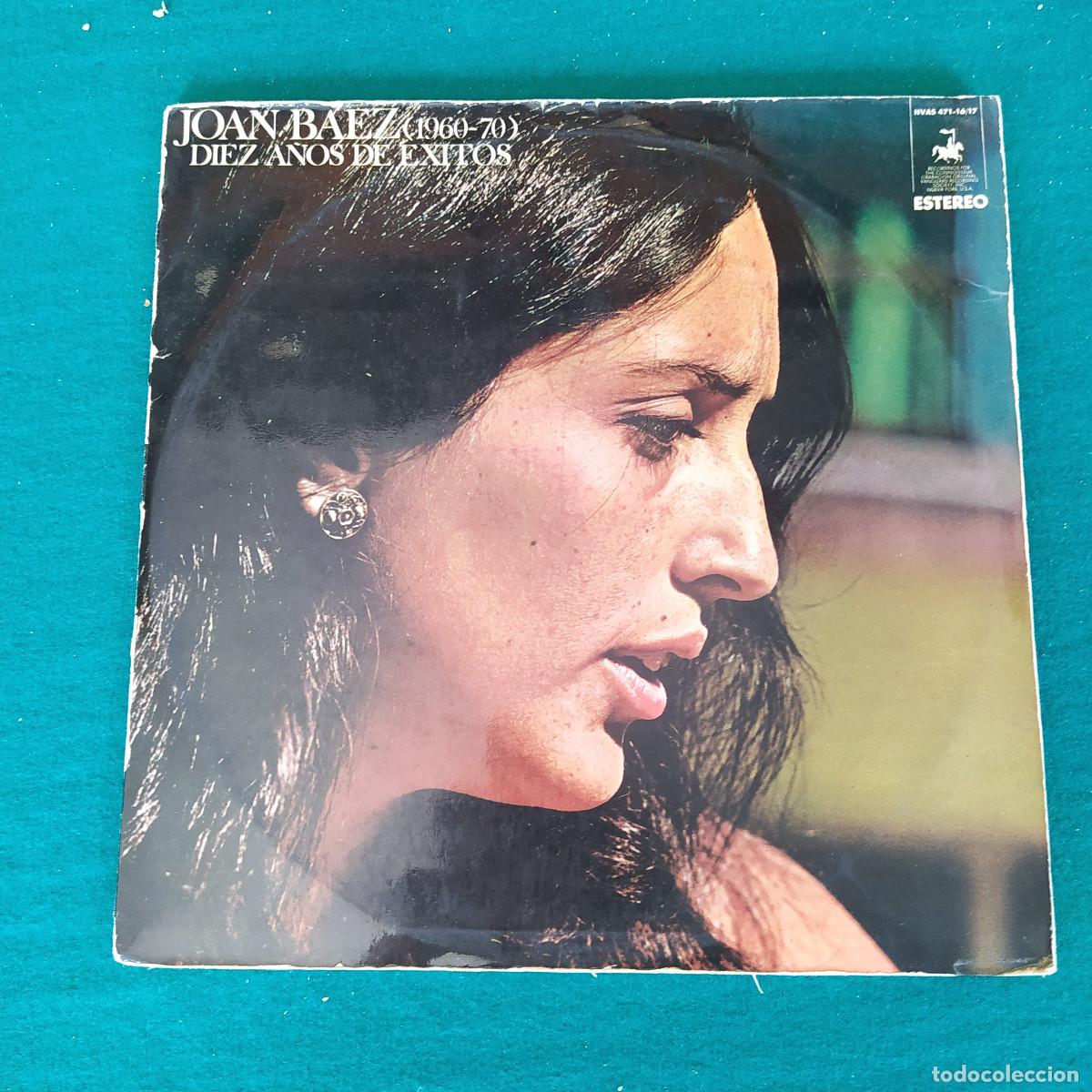 Discos de vinilo: Joan Baez &ndash; Diez A&ntilde;os De &Eacute;xitos 1960 - 1970 - Foto 1