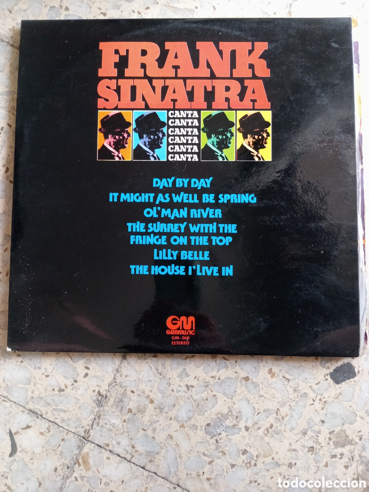 Discos de vinilo: LP FRANK SINATRA CANTA ESPA&Ntilde;A 1975 - Foto 1