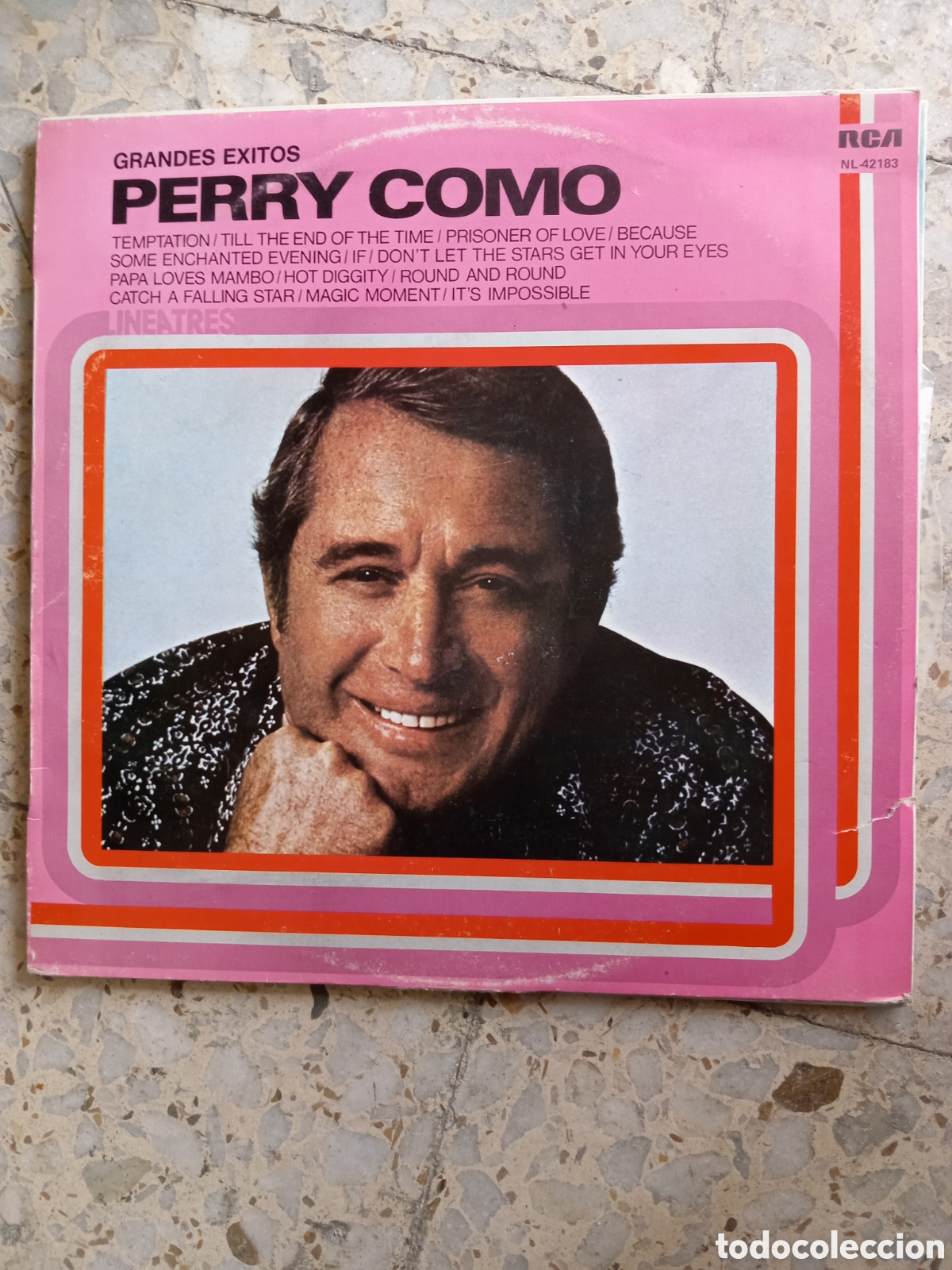 Discos de vinilo: LP PERRY COMO GRANDES EXITOS PROMOCIONAL ESPA&Ntilde;A 1978 - Foto 1