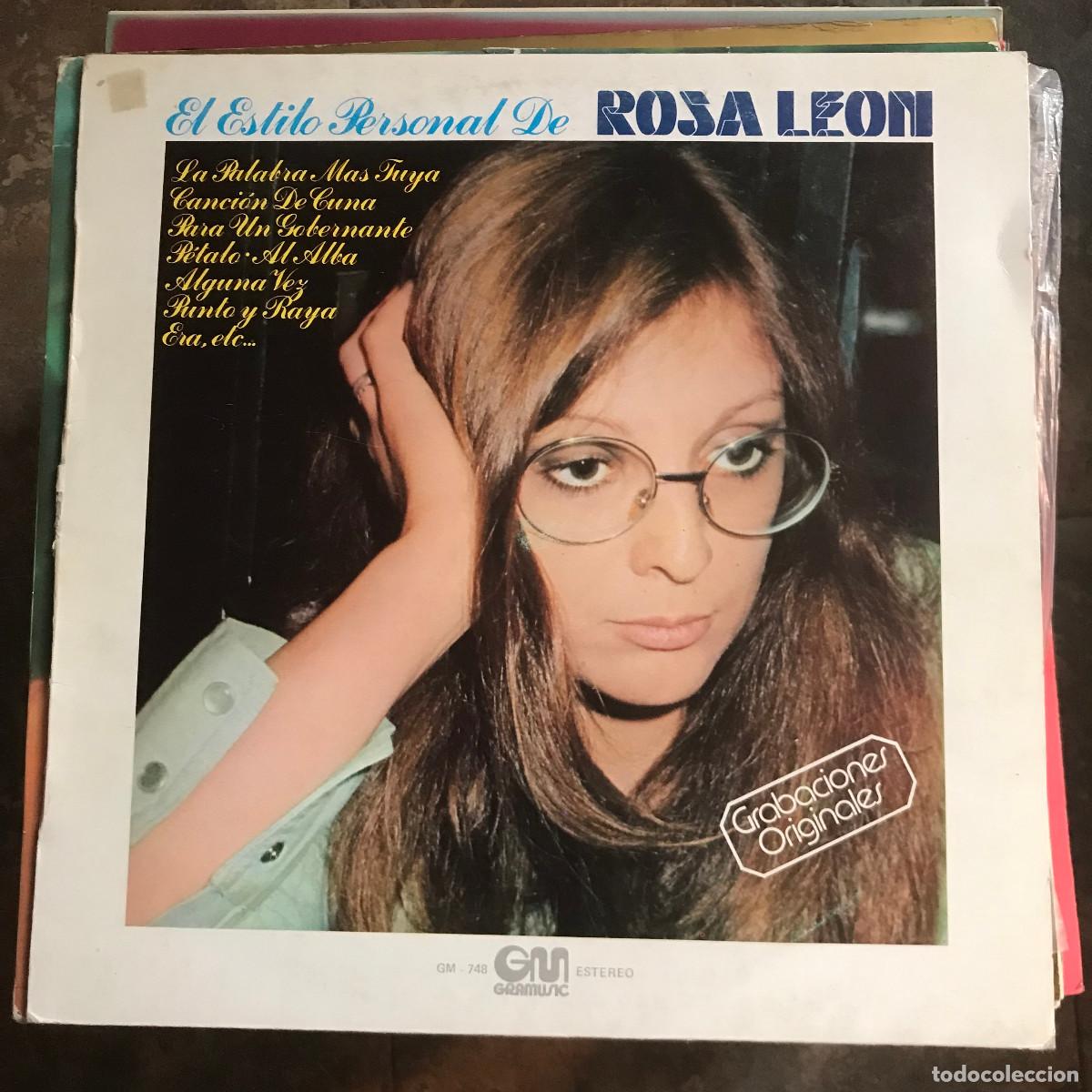 Discos de vinilo: ROSA LE&Oacute;N - EL ESTILO PERSONAL DE ROSA LE&Oacute;N - LP GRAMUSIC 1978 - Foto 1