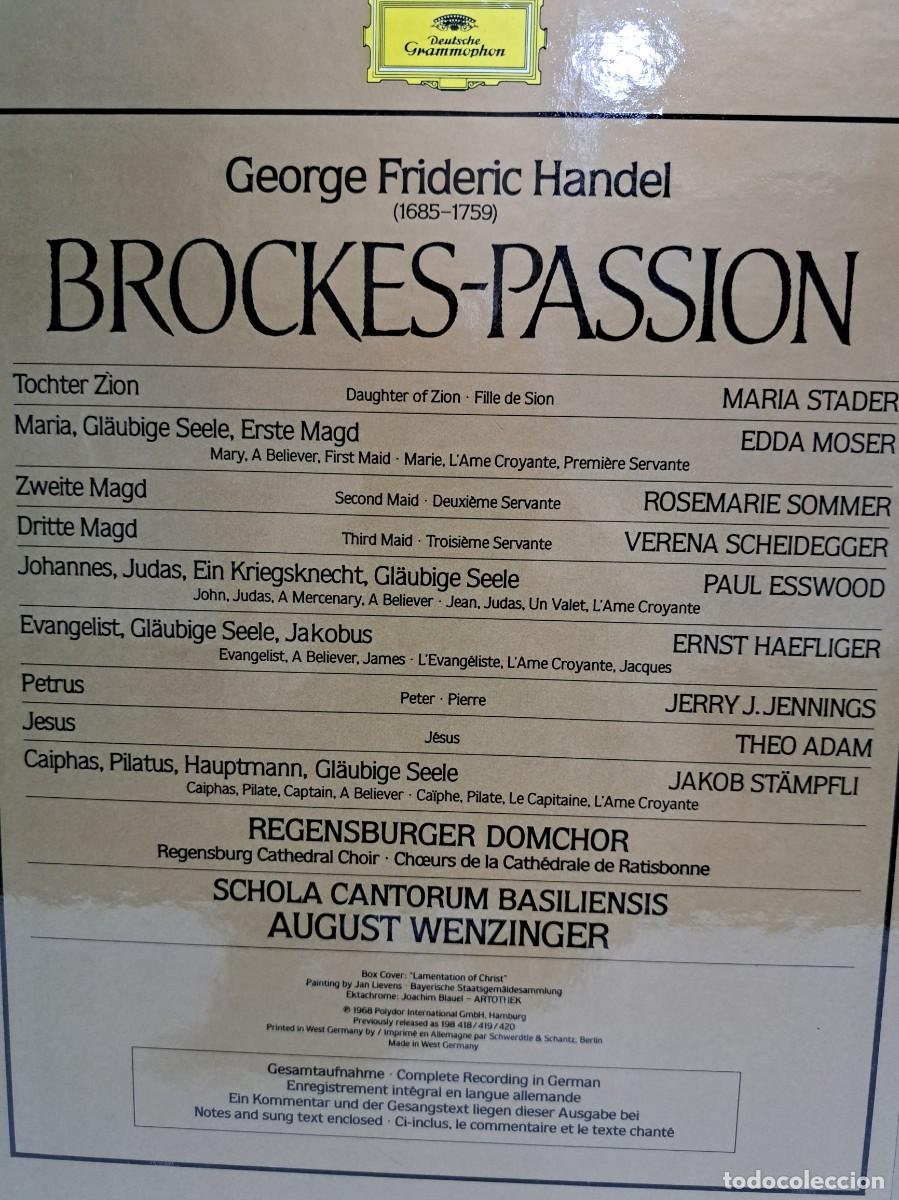 Discos de vinilo: 102 CARPETA VINILOS DE HANDEL - Foto 3