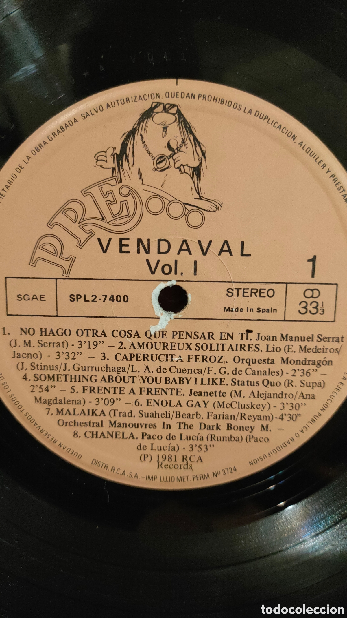 Discos de vinilo: Vendaval - various..1981 original Spain doble LP disco de vinilo - Foto 4