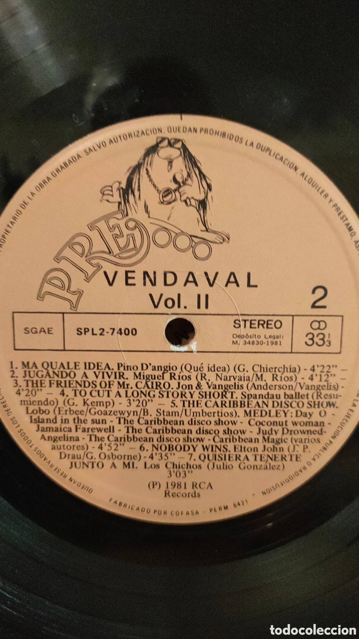 Discos de vinilo: Vendaval - various..1981 original Spain doble LP disco de vinilo - Foto 5