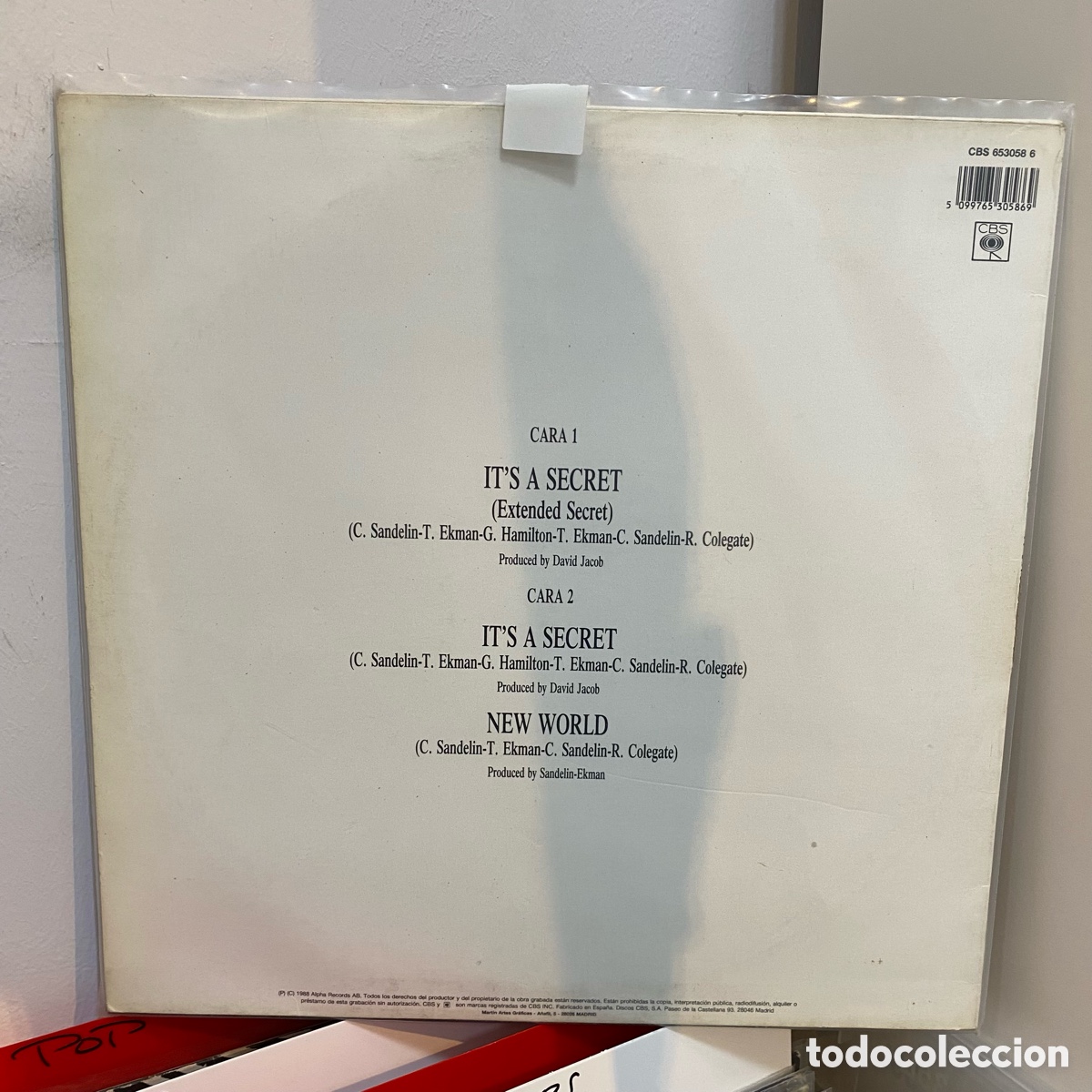 Discos de vinilo: Style - Its A Secret (12&rdquo;, Maxi) - Foto 2
