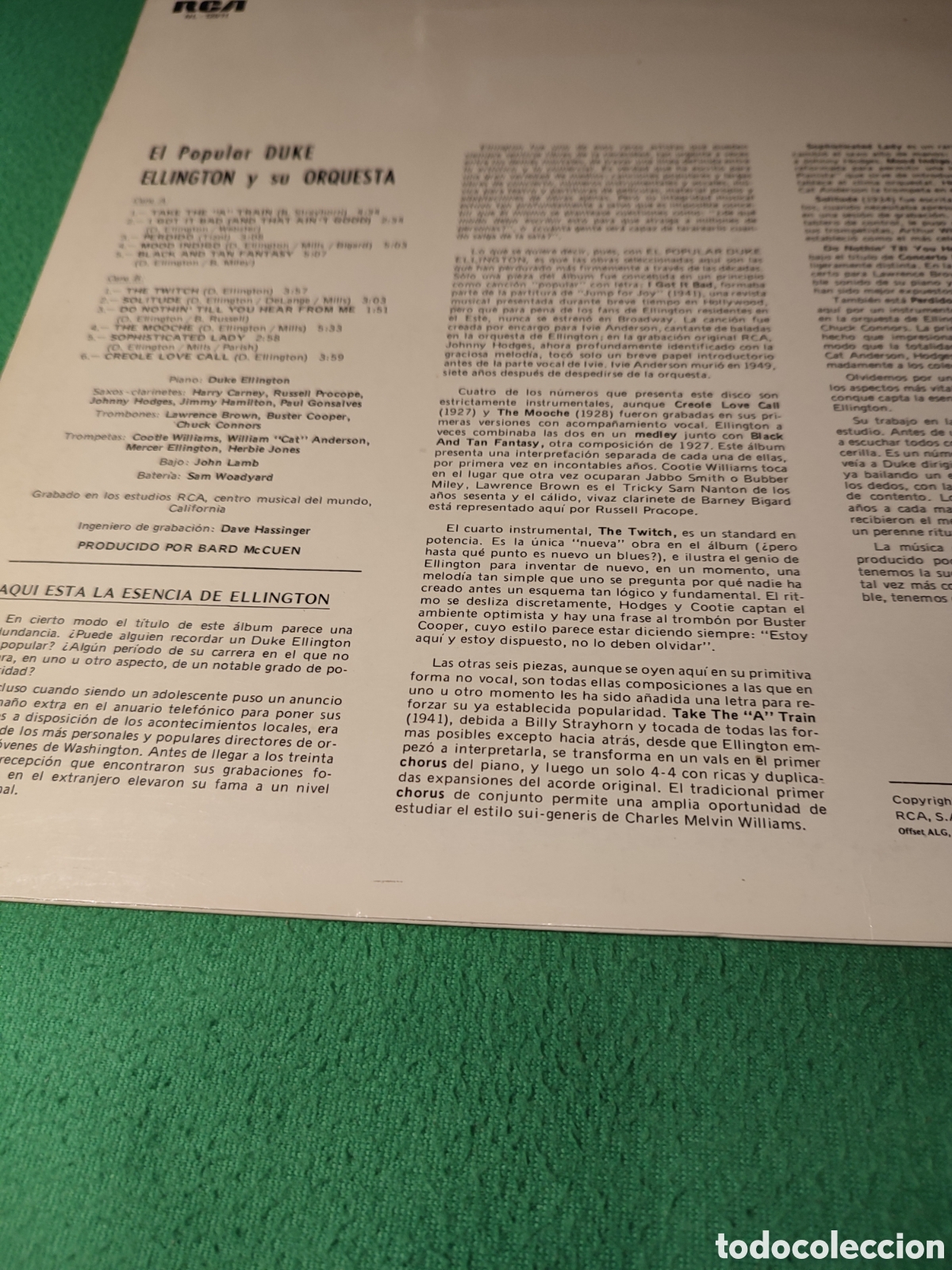 Discos de vinilo: Duke Ellington - El popular - Foto 2