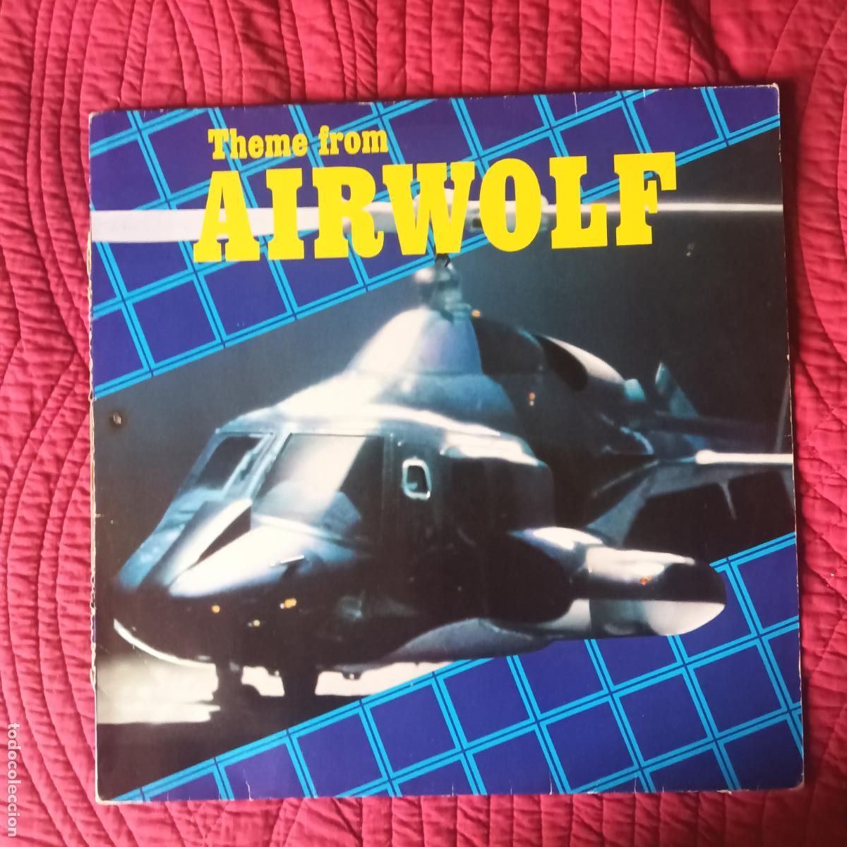 Discos de vinilo: AIRWOLF, THEME FROM. LP BSO - Foto 1