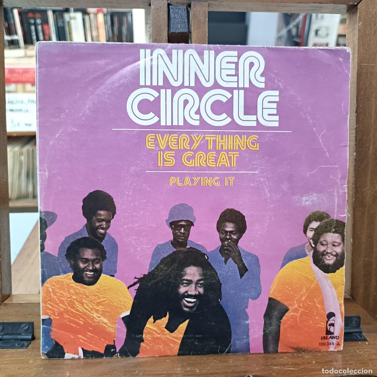 Discos de vinilo: Inner Circle - Everything is Great / Playing it - Single - Sello, Island. 1979 - Foto 1