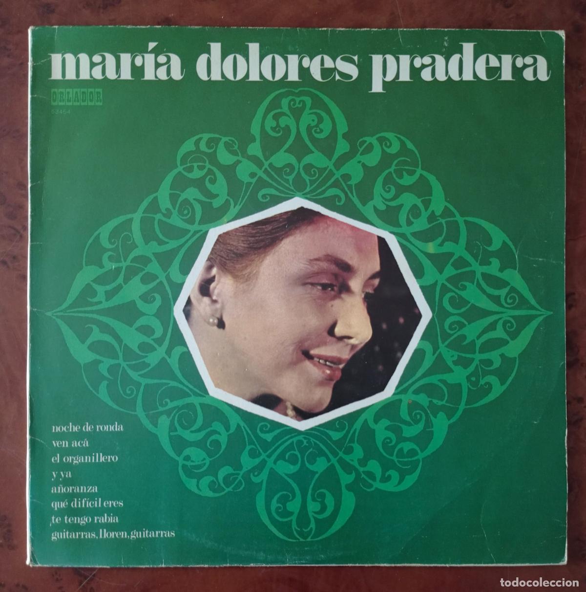 Discos de vinilo: DISCO LP MAR&Iacute;A DOLORES PRADERA. EDICI&Oacute;N CIRCULO DE LECTORES - Foto 1