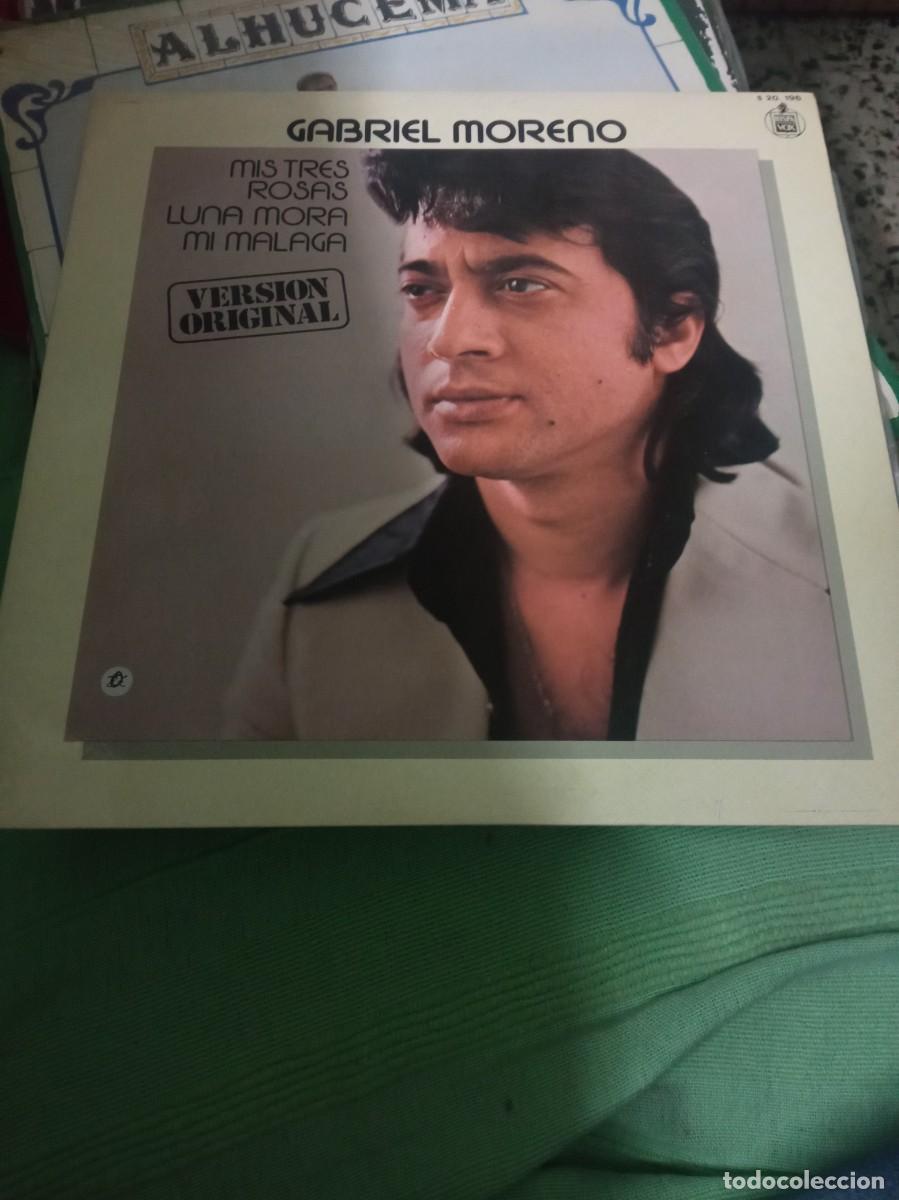 Discos de vinilo: Gabriel Moreno mis tres rosas - Foto 1
