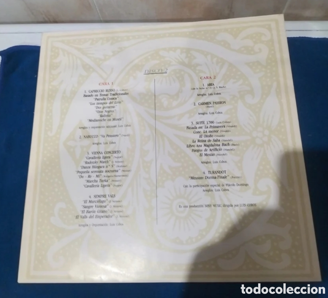 Discos de vinilo: Doble disco de vinilo de Luis Cobos. - Foto 1