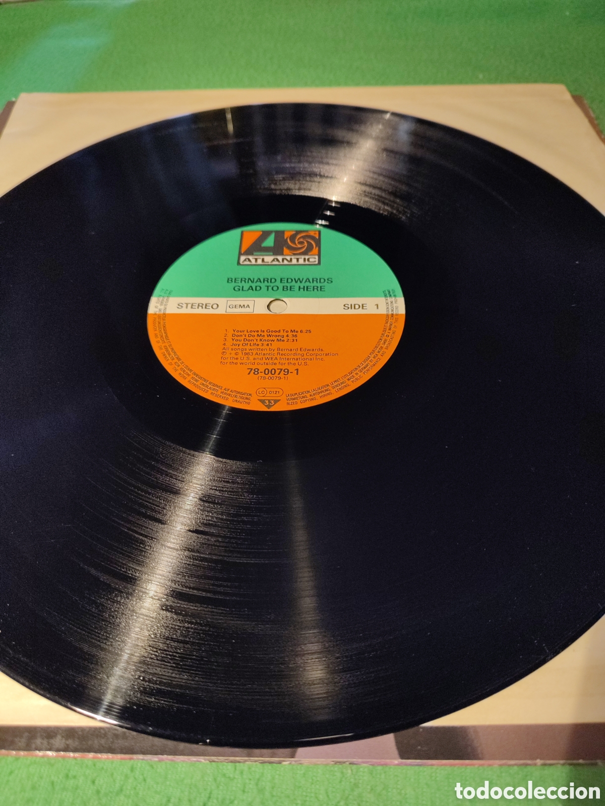 Discos de vinilo: Bernard Edwards - Glad to be here - Foto 3