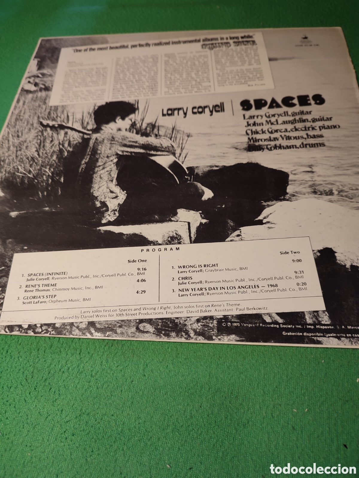 Discos de vinilo: Larry Coryell - Spaces Vinilo Lp - Foto 2