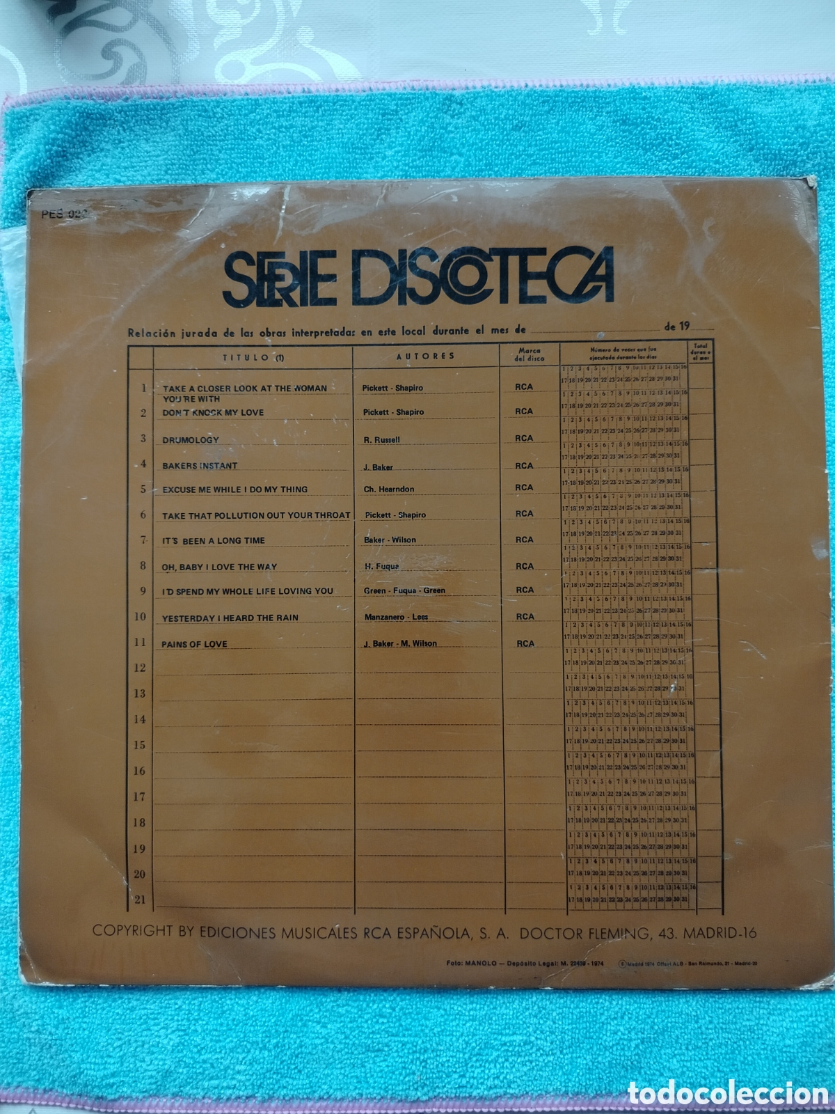 Discos de vinilo: LP Serie Discoteca 1974 - Foto 2