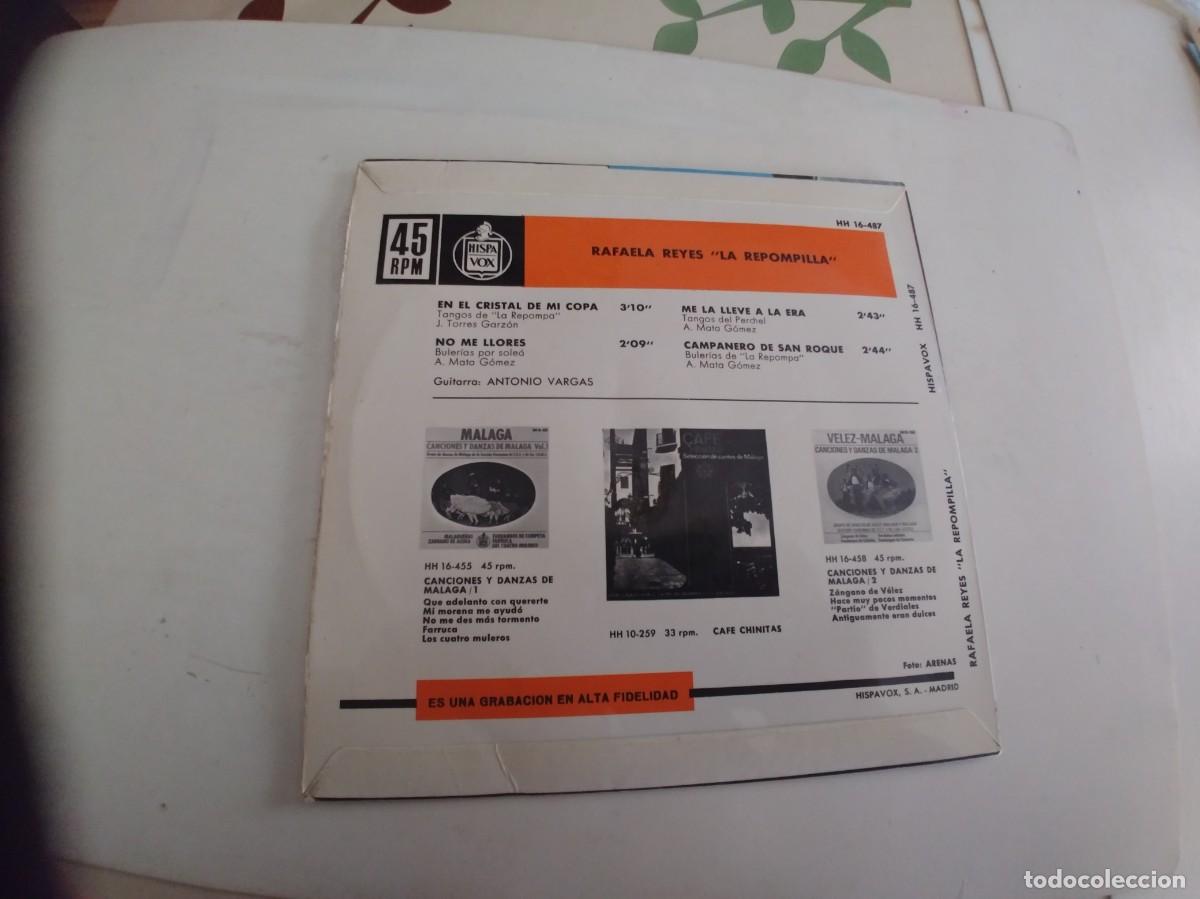Discos de vinilo: RAFAELA REYES LA REPOMPILLA-EP EN EL CRISTAL DE MI COPA +3 - Foto 2