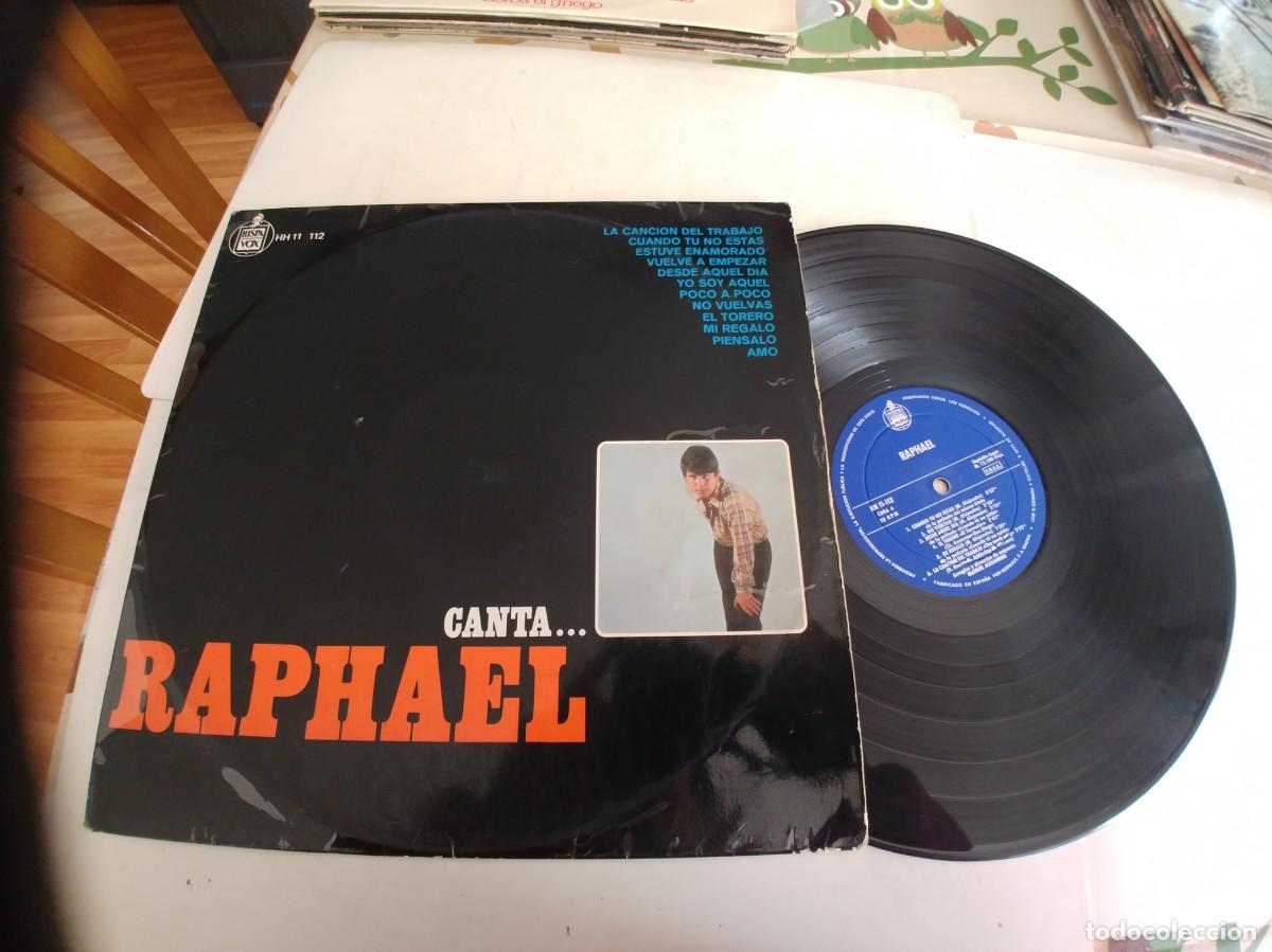 Discos de vinilo: RAPHAEL CANTA-LP RAPHAEL-LP RAPHAEL CANTA - Foto 1