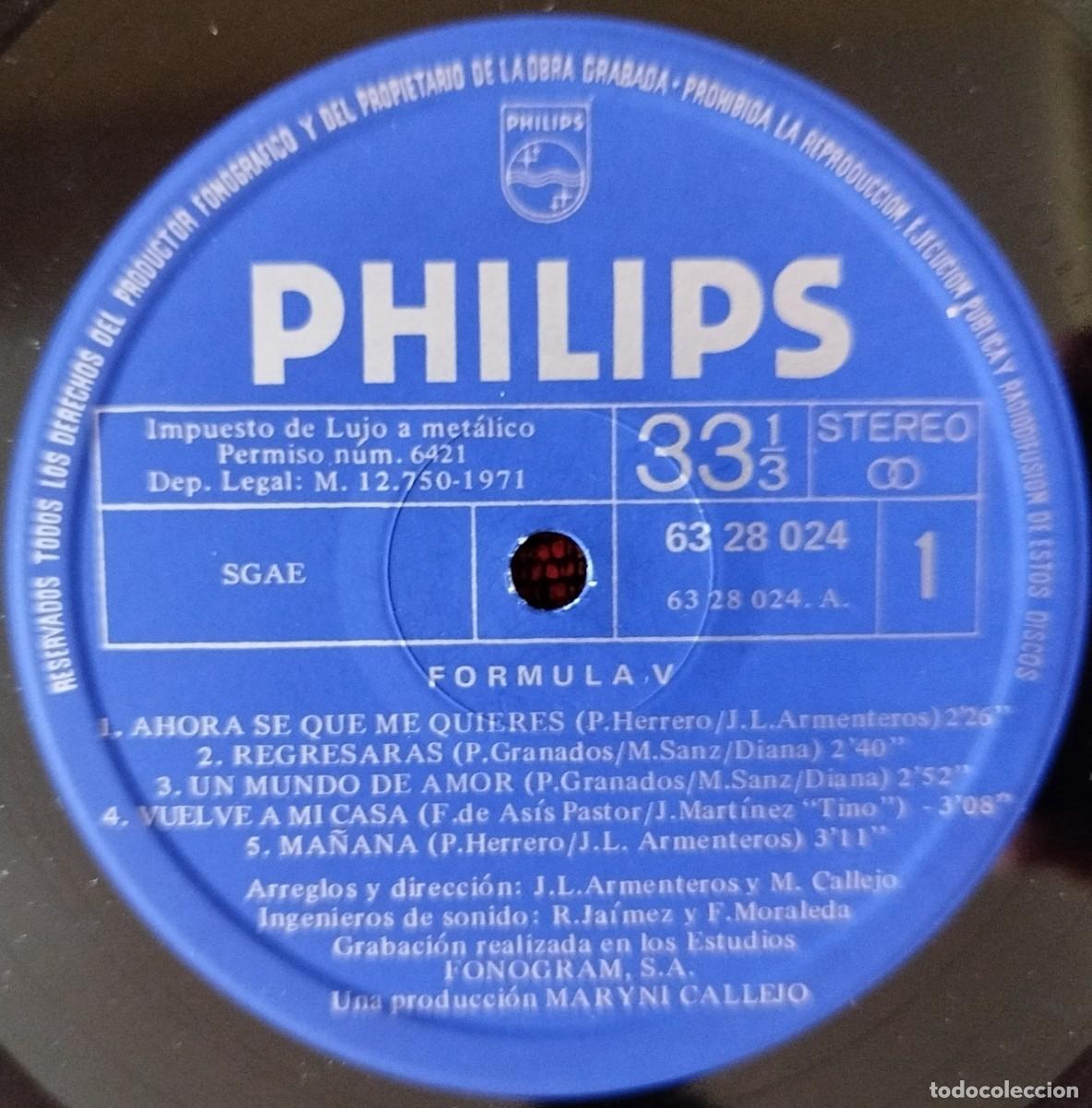 Discos de vinilo: FORMULA V ** Formula V ** VINILO LP ORIGINAL 1971 - Foto 3