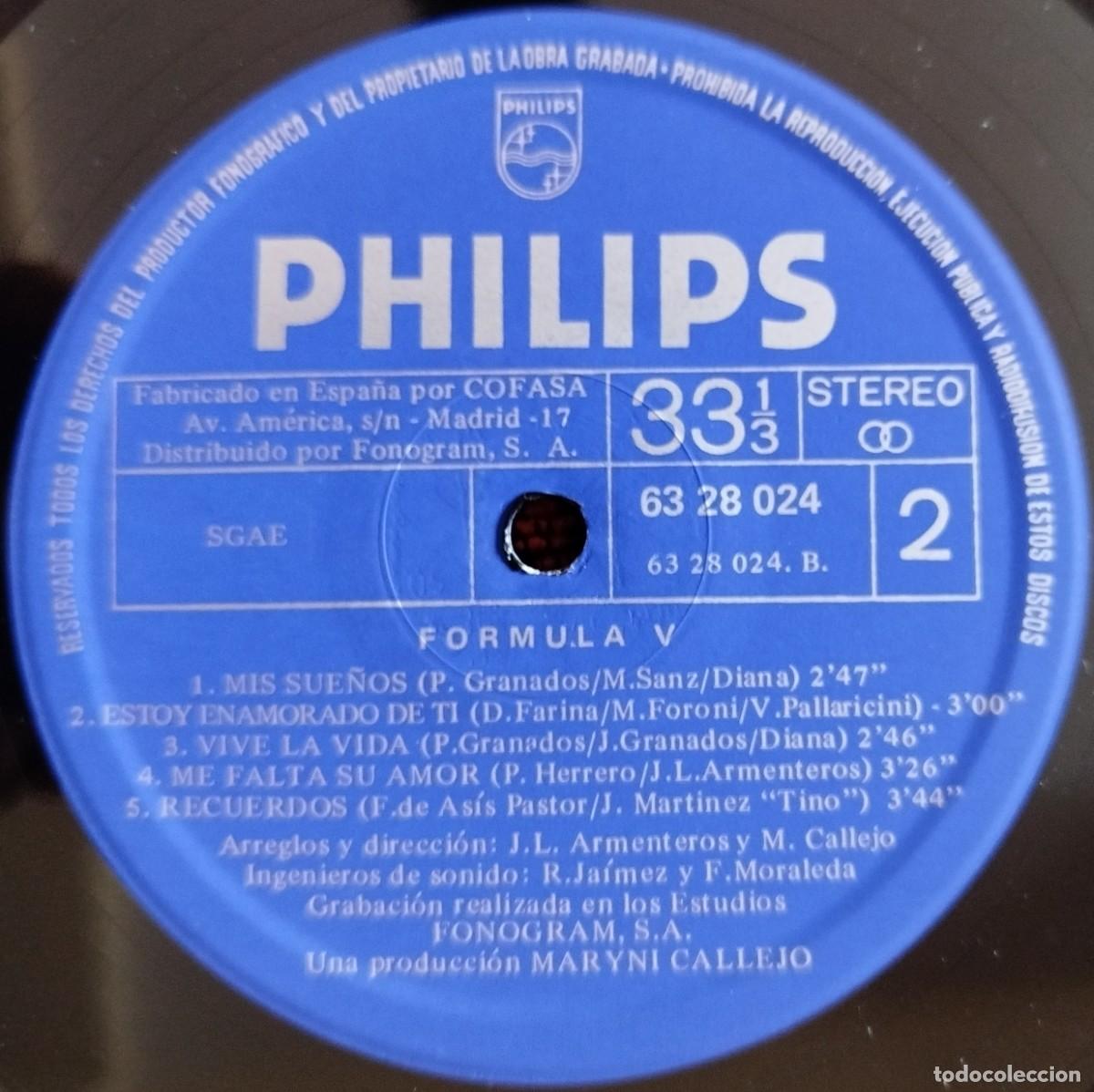 Discos de vinilo: FORMULA V ** Formula V ** VINILO LP ORIGINAL 1971 - Foto 4