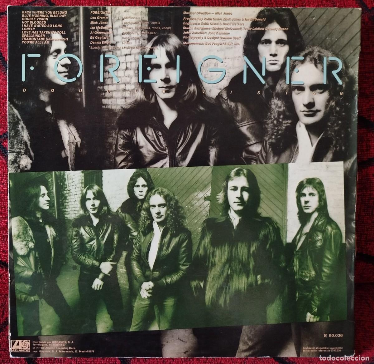 Discos de vinilo: FOREIGNER ** Double Vision ** VINILO LP ORIGINAL 1978 - Foto 2