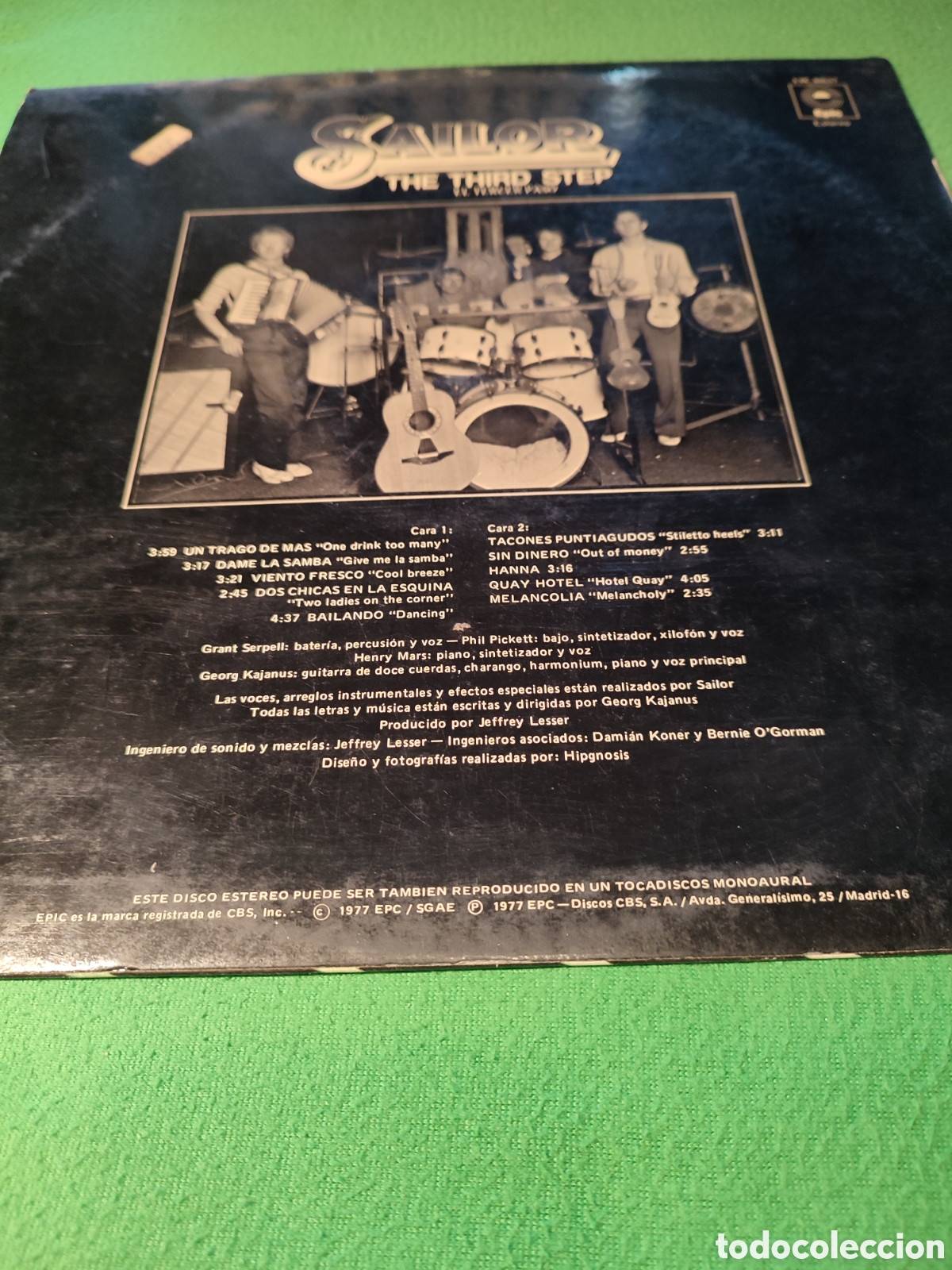 Discos de vinilo: Sailor - The third step - Foto 2