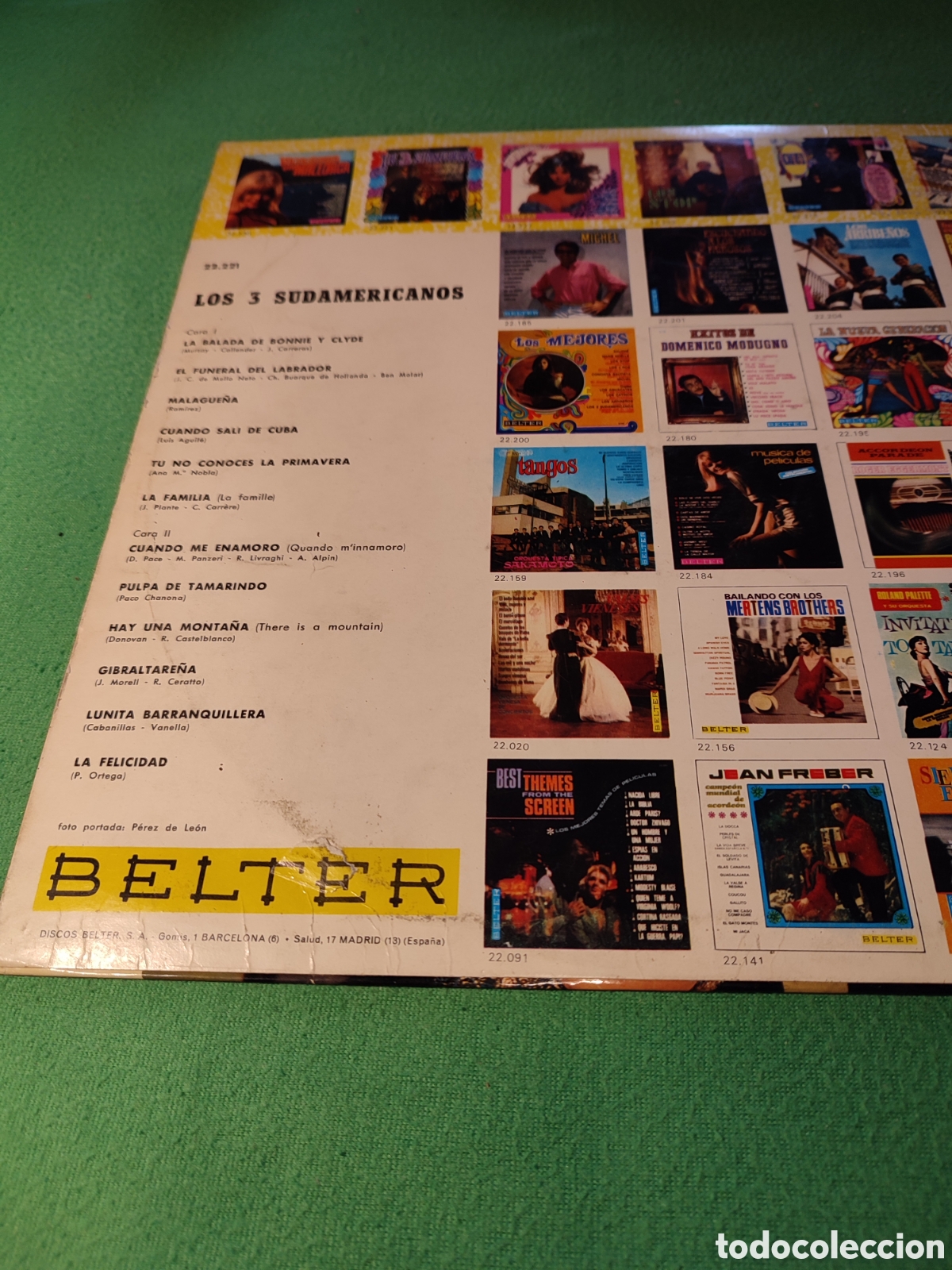 Discos de vinilo: Los 3 Sudamericanos - Same - Foto 2