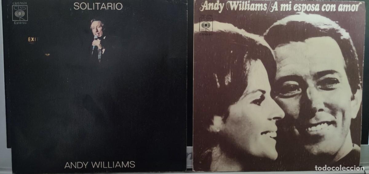 Discos de vinilo: ANDY WILLIAMS, LOTE 2 - Foto 1