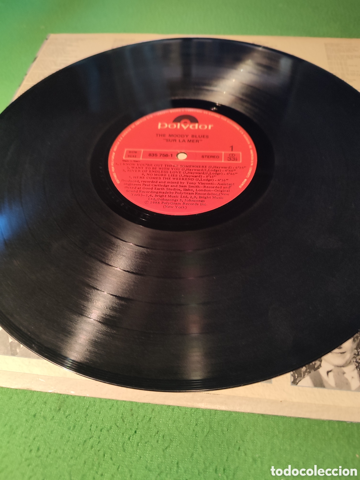 Discos de vinilo: The Moody Blues - Sur la mer - Foto 3