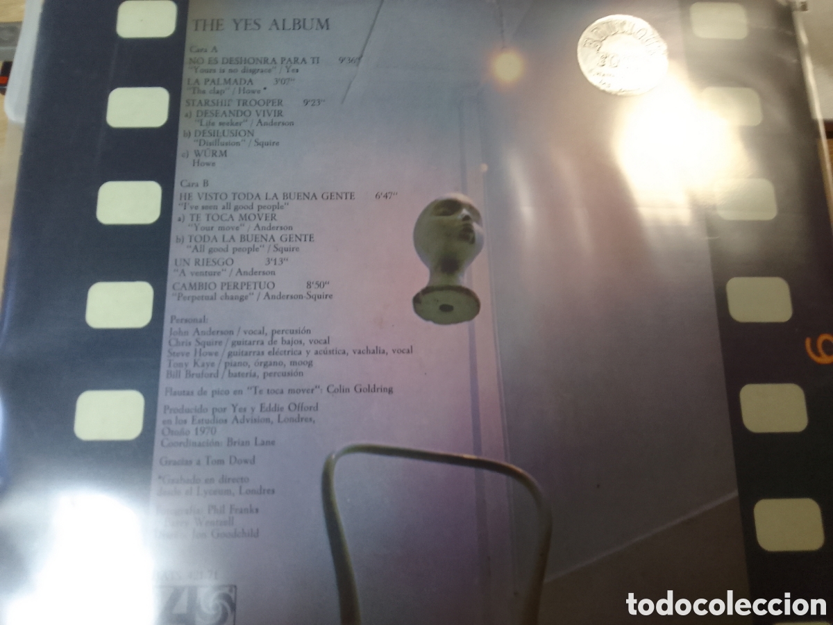 Discos de vinilo: YES THE YES ALBUM ... - Foto 2
