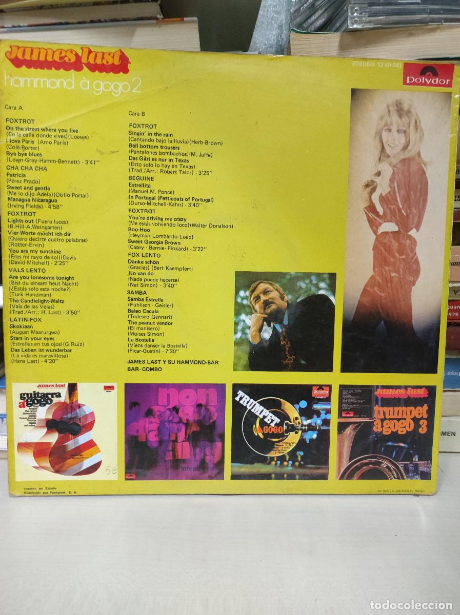 Discos de vinilo: JAMES LAST HAMMOND A GOGO 2 - Foto 2