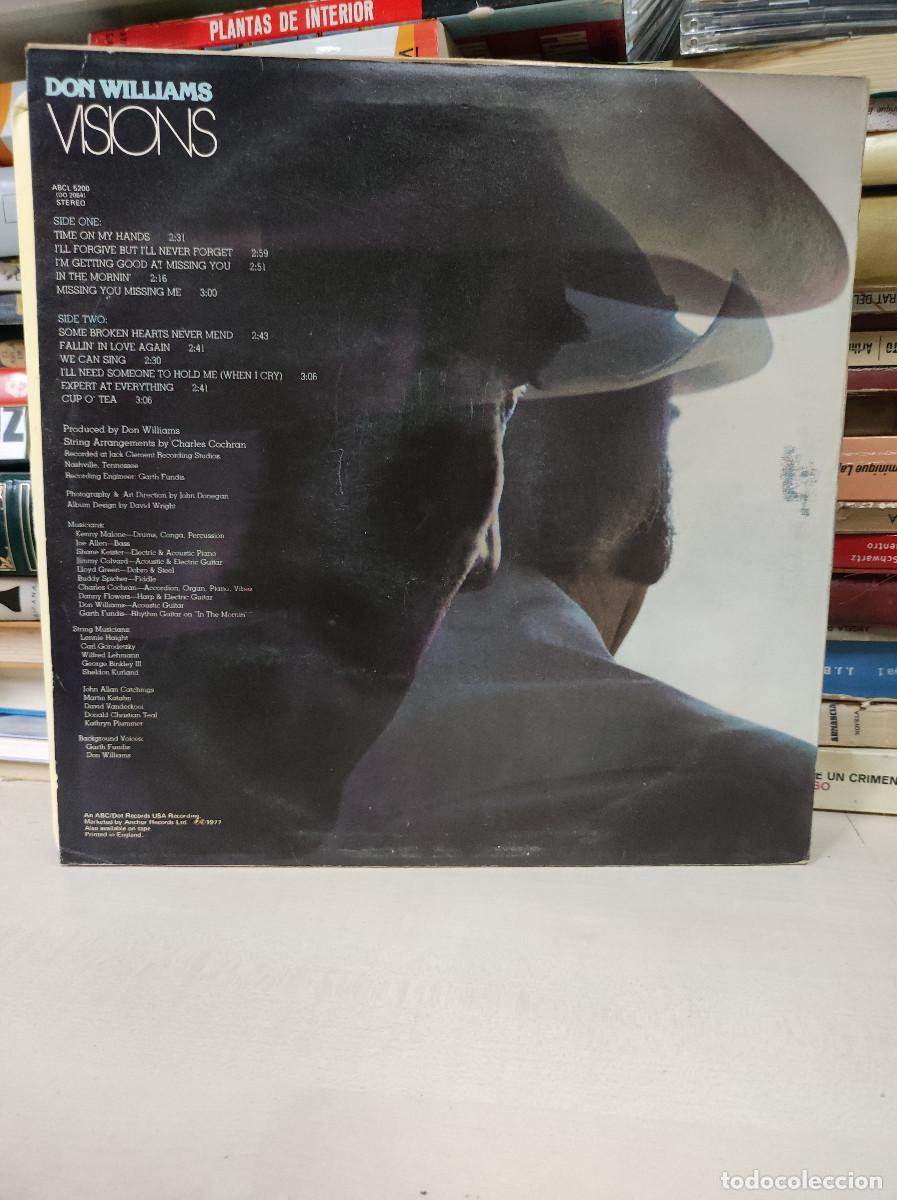 Discos de vinilo: Don Williams &ndash; Visions - Foto 2