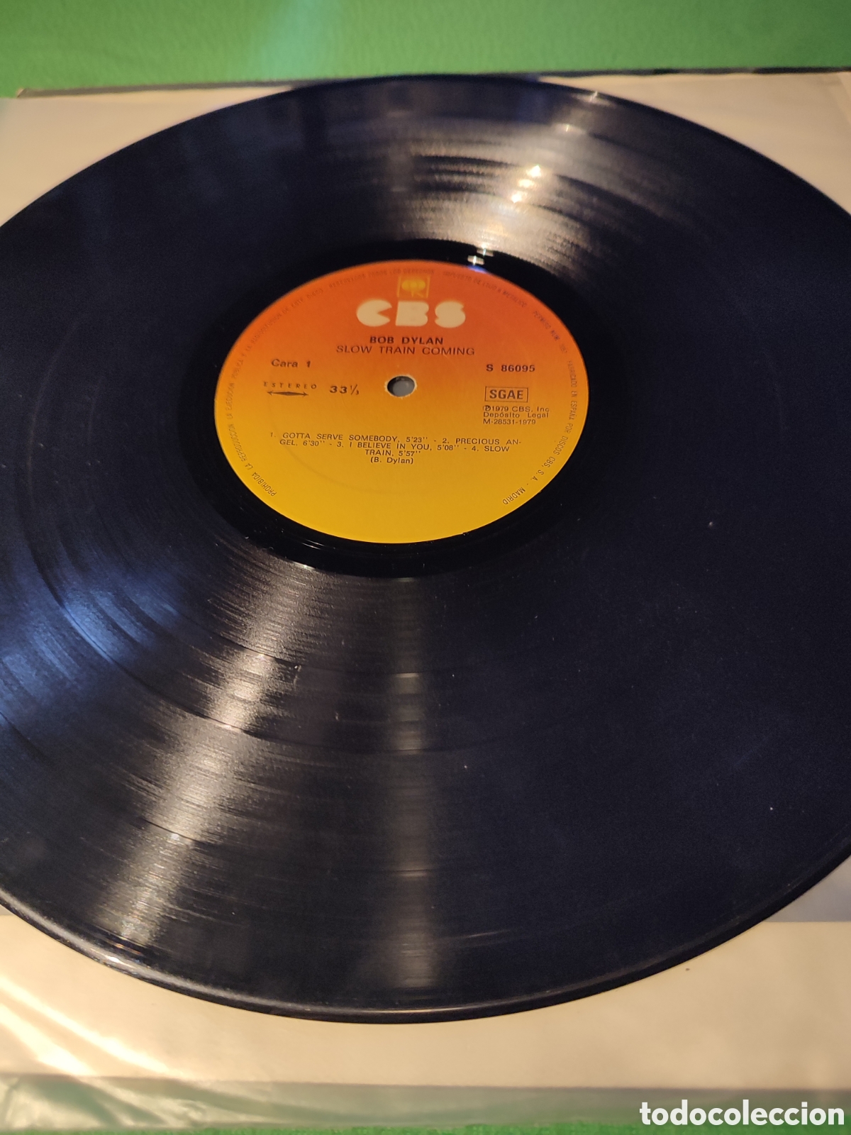 Discos de vinilo: Bob Dylan - Slow Train coming - Foto 3