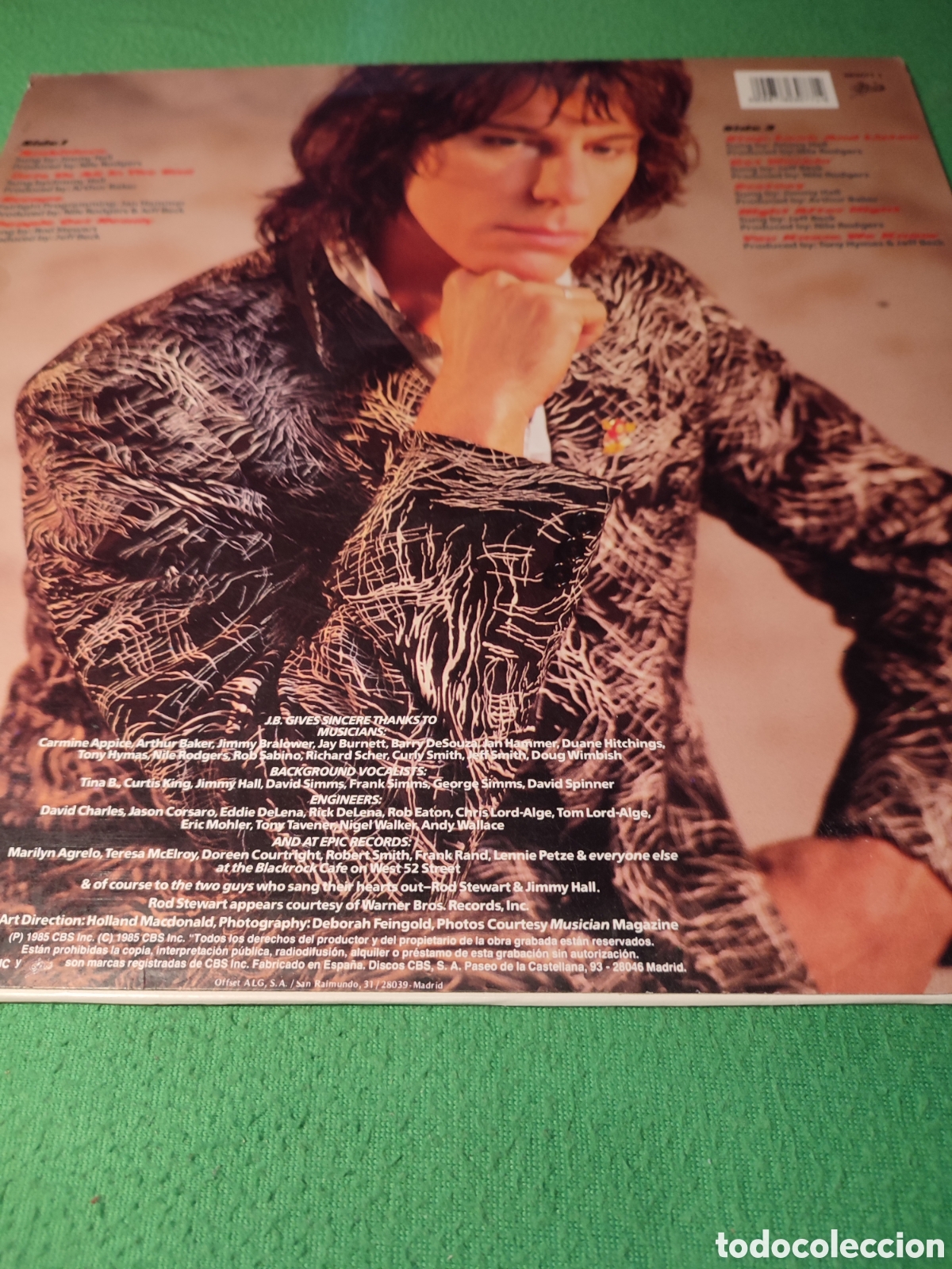 Discos de vinilo: Jeff Beck - Flash Vinilo LP - Foto 2