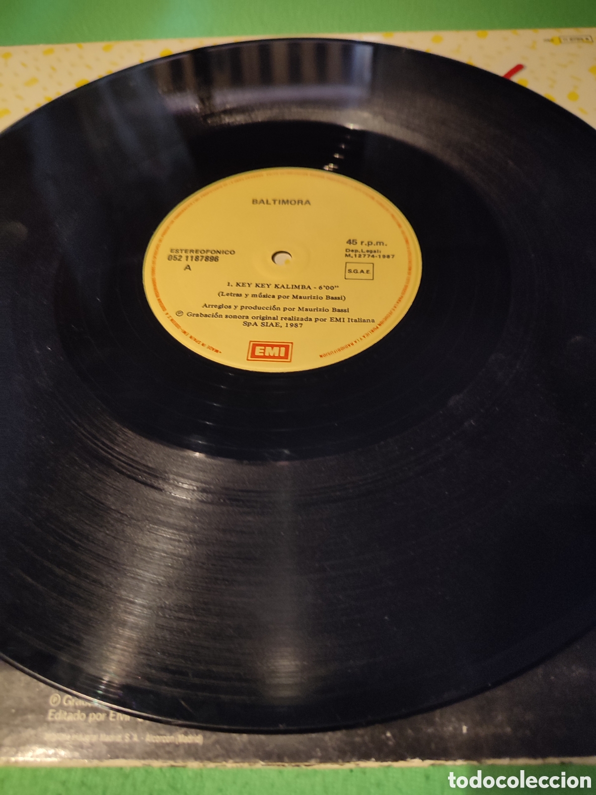 Discos de vinilo: Baltimora - Key Key Karimba Maxi single - Foto 3
