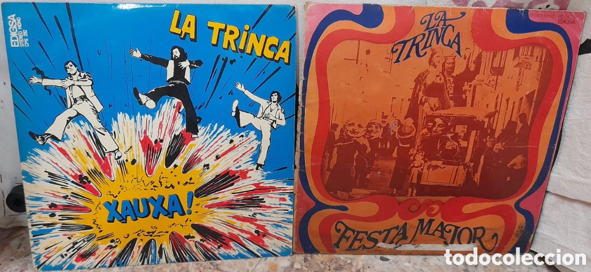Discos de vinilo: Lote de 7 discos de Vinilo de La Trinca - Foto 2